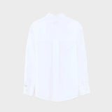 Ironie Straight Shirt | White
