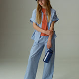 Kristen Wide Trousers | Chardon/White