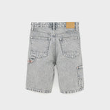 Peers Denim Shorts | Dirty Grey