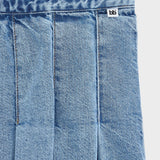 Paraph Mini Denim Skirt | Blue Bleach