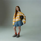 Paraph Mini Denim Skirt | Blue Bleach