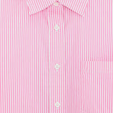 Ironie Straight Shirt | Pink/White