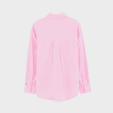 Ironie Straight Shirt | Pink/White