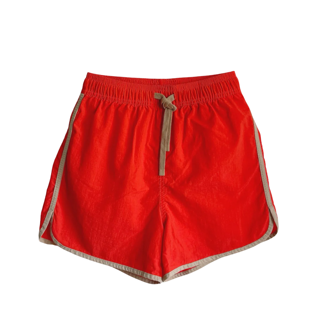 Quick Dry Swim Shorts - Tomato