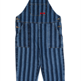 Denim Striped Dungarees