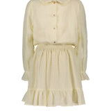 SWANKA dotted voile dress