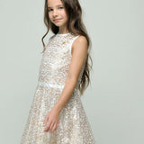 SYMPHONY ombre-sequins dress