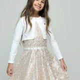 SYMPHONY ombre-sequins dress