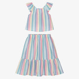 Top & Skirt Set | Multicolored