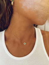 Load image into Gallery viewer, Mini Emerald Star Necklace
