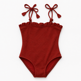 Thasos Swimsuit | Rusty Red