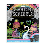 Scratch & Scribble Art Kit- Princess Garden