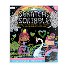 Load image into Gallery viewer, Scratch &amp; Scribble Art Kit- Princess Garden
