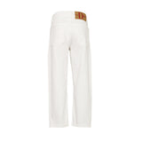 White Denim Pant