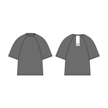 Load image into Gallery viewer, Charcoal T-shirt and Skirt Set
