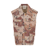 Gilet | Beige/Brown