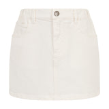 Violetta White Denim Skirt