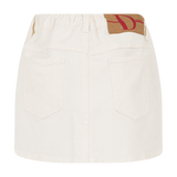 Violetta White Denim Skirt