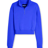 Tween Dylan 3/4 Zip Sweatshirt - Mykonos Blue