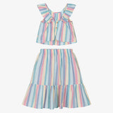 Top & Skirt Set | Multicolored