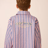Buttondown & Friday Pant Set| Blue Note Stripe
