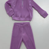 Pleatski Half Zip Violet