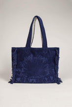 Load image into Gallery viewer, Just Navy | Terry Tote Beach Bag
