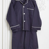 Navy Cotton PJ’s | Navy