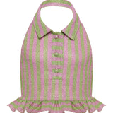 Osemini Candy Polo | Lime Pink