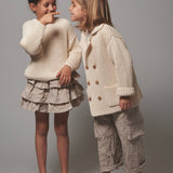 Beige Shirt & Trouser Set