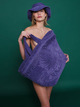 Load image into Gallery viewer, Starry Eyes Ultra Violet | Oversized Beach Bag
