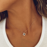 Mini Sapphire Star Necklace