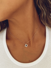 Load image into Gallery viewer, Mini Sapphire Star Necklace
