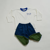 Nature Tshirt and Two tone Sweatpants