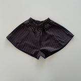 Armadietto Striped Shorts | Grey