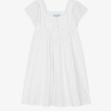 Mini Nicole Short Sleeve Dress | White