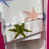 White with Stars Leggings