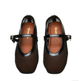 Lala Mesh Flats | Black