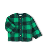 Check Jacket | Moss Green