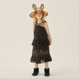 Lacework Knit Top | Faded Black