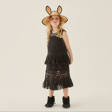 Load image into Gallery viewer, Lacework Knit Skirt | Faded Black
