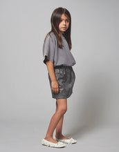 Load image into Gallery viewer, Charcoal T-shirt and Skirt Set
