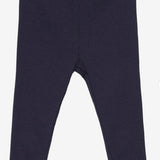 Minymo Ribbed Leggings | Dark Navy