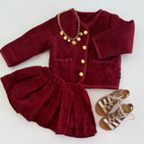 Red Jacket with Skirt