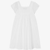 Mini Nicole Short Sleeve Dress | White