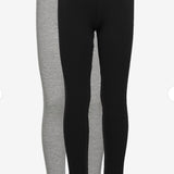 Basic Leggings (Pack of 2) | Black