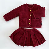 Red Jacket with Skirt