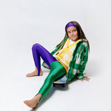 Purple Green Leggings