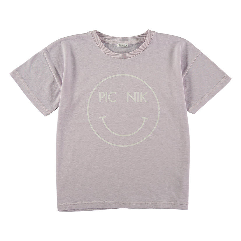 Picnik purple Logo Short Sleeve Tee