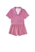 Load image into Gallery viewer, OseMini Pink Lumiere Shirt &amp; Shorts set
